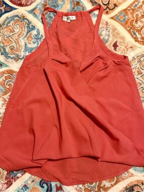 Sleeveless Surplice Halter Style Tank Top